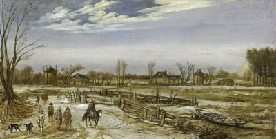 Winter Landscape by Esaias van de Velde